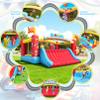 AKEYDIY Big Inflatable Bounce House for Big Kids, Blow up Extra-Wide Slide/Climbing Racing Themes Play Center for Part - Backyard Obstacle Jump Bouncy Castle w/Blower Gift Family Fun (XL Bounce House) view 2