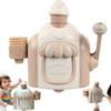 Bath Ice Cream Foam Maker, Bath Bubble Ice Cream Maker Baths Toy, Icecream Foam Machine, Icecream Themed Bubble Making Toy Water Play Set for Toddlers Boys Girls (Beige no Box) view 1