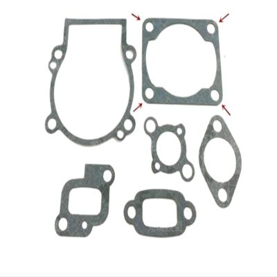 FEARZIE Gasket Set for 23CC 26CC 27CC 29CC 30CC 1/5 RC carb Muffler Cylinder(4 Holes)