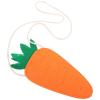 MAGICLULU Small Carrot Storage Purse, Easter Carrot Bag with Strap, Portable Purse for Girls, Bunny-Themed Storage Bag for Easter Treats and Daily Use view 1