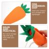 MAGICLULU Small Carrot Storage Purse, Easter Carrot Bag with Strap, Portable Purse for Girls, Bunny-Themed Storage Bag for Easter Treats and Daily Use view 3