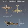 Eairsoky 1:72 Scale Spitfire Metal Fighter Jet Model Military Die-cast Aircraft Models for Collection or Gift view 2