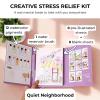 2026 New Paint Art Watercolor Books Painting Kit, Breathly Creative Stress Relief Kit, Watercolor Painting Book for Adults, for Beginners (B Set) view 2