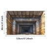 3D Hole Rug Pet Toy, Front Door Mat Indoor Outdoor Entrance, 3D Optical Illusion All-Weather Ground Crack Doormat (A1, 80x120 cm) view 3