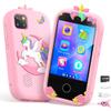 Kids Smart Phone for Girls, Toddler Phone Toy with Dual Camera, 2.8" Touchscreen, 18 Games, MP3, Learning & 32GB Card, Christmas Birthday Gift for Ages 3-10, Toddler Girl Toys view 1