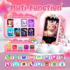 Kids Smart Phone for Girls, Toddler Phone Toy with Dual Camera, 2.8" Touchscreen, 18 Games, MP3, Learning & 32GB Card, Christmas Birthday Gift for Ages 3-10, Toddler Girl Toys view 2