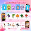 Kids Smart Phone for Girls, Toddler Phone Toy with Dual Camera, 2.8" Touchscreen, 18 Games, MP3, Learning & 32GB Card, Christmas Birthday Gift for Ages 3-10, Toddler Girl Toys view 4