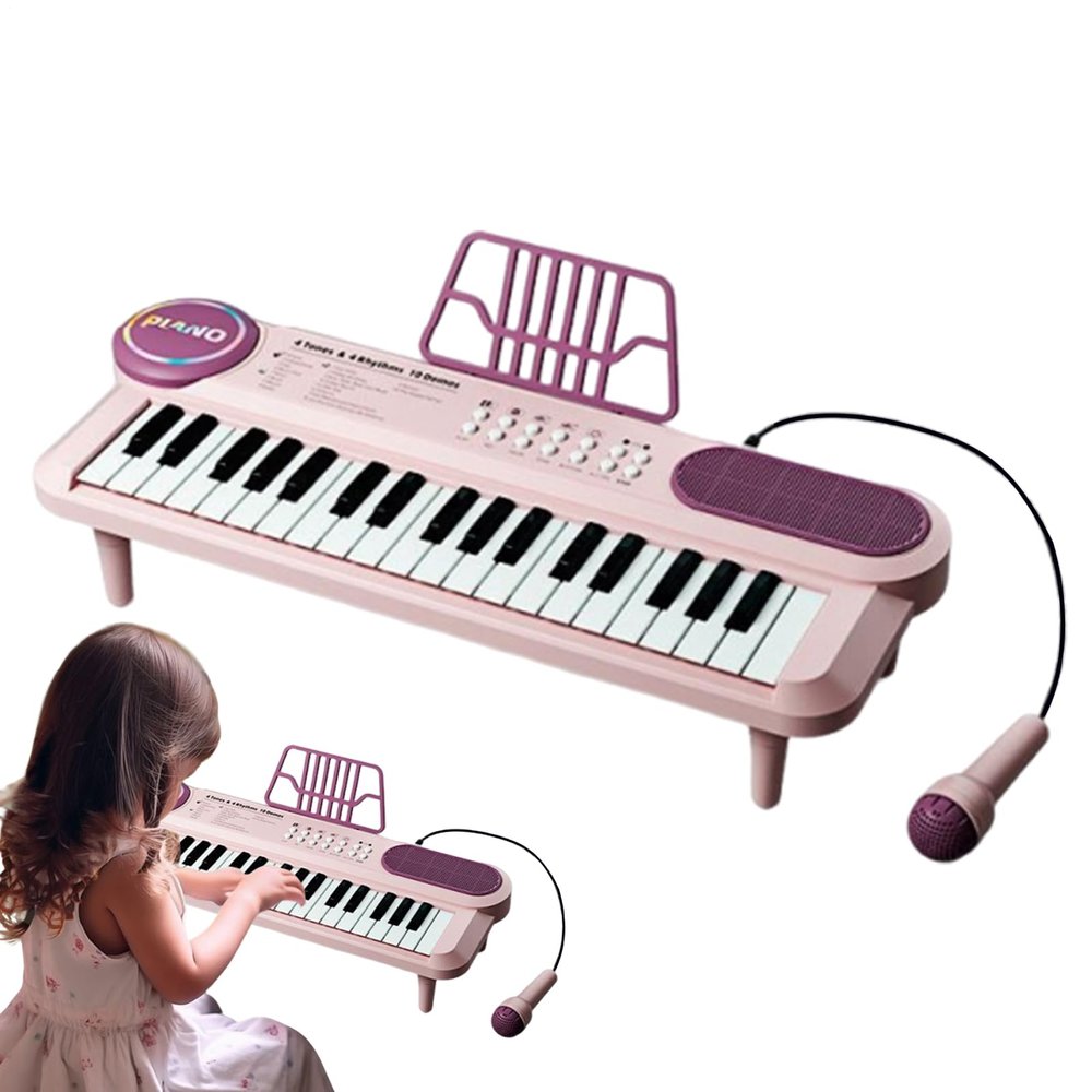 Children's Piano Keys,Interactive Entertainmen, 42.5*15*9cm, Electronic Key Piano, Kids Keyboard Toy, Encourages Creativity, for Family, School, Holiday, Indoor, Outdoor Play