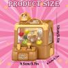 Animal Themed Mini Claw Machine Toy, 2026 Claw Machine with Cute Animal Prizes, Portable Home Arcade Games with Grabber Joystick, Funny Birthday Christmas Party Interactive Gifts (Brown, One-Size) view 4