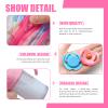 Hdagbnn 15 PCS Baby Doll Accessories Magic Bottle Set,Pretend Play Feeding Toy with Juice Milk Bottles,Dolls Feeding Kit,Sippy Cups,Pacifiers,Bowl Spoons,Bib,Diaper for Kids Girl Party,Birthday Gift view 4