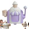 Bath Ice Cream Foam Maker, Bath Bubble Ice Cream Maker Baths Toy, Icecream Foam Machine, Icecream Themed Bubble Making Toy Water Play Set for Toddlers Boys Girls (Purple w/Box) view 1