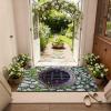 3D Hole Rug Pet Toy, Front Door Mat Indoor Outdoor Entrance, 3D Optical Illusion All-Weather Ground Crack Doormat (D1, 80x120 cm) view 3