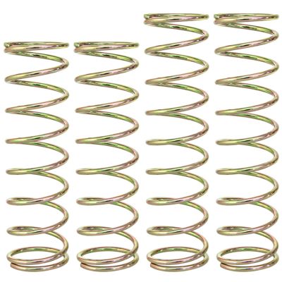 4pcs RC Shock Springs 2.0mm for Arrma 1/8 Kraton Notorious 6S 1/7 Fireteam Big Rock 6S Upgrade Part Replace of ARA330780 ARA330782,Enhanced Steel Front 80mm / Rear 90mm Shock Spring (Colorful)