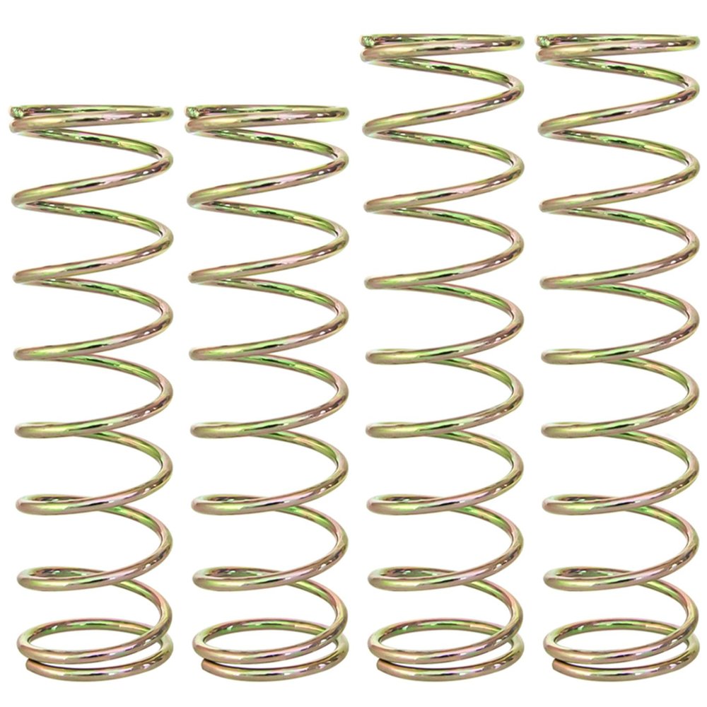 4pcs RC Shock Springs 2.0mm for Arrma 1/8 Kraton Notorious 6S 1/7 Fireteam Big Rock 6S Upgrade Part Replace of ARA330780 ARA330782,Enhanced Steel Front 80mm / Rear 90mm Shock Spring (Colorful)