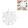 Train Track 8 Way Intersection for Brio Compatible Wooden Train, Multi-Directional Connector for Toy Trains, Smooth & Stable Fit (White) view 1