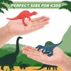 BURIESUR 34PCS Dinosaur Toys for Kids 3-5 with Storage Case,Realistic Dinosaurs Figures Set with Tree and Dino Egg,Birthday Gifts for Kids view 2