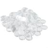 100 Pcs 21 mm Transparent Plastic Coin Holder Capsules, Clear Round Display Cases for Collectible Copper, Silver, Gold and Commemorative Coin Storage and Protection view 1