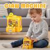 Claw Machine,Mini Animals Vending Machine Electronic Arcade Game, Cute Animal Theme Plush Home Small Game Fun Interactive Joystick Games for Girls Boys Ages 3-8 (Brown) view 4