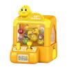 Claw Machine,Mini Animals Vending Machine Electronic Arcade Game, Cute Animal Theme Plush Home Small Game Fun Interactive Joystick Games for Girls Boys Ages 3-8 (Yellow) view 1