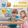 Claw Machine,Mini Animals Vending Machine Electronic Arcade Game, Cute Animal Theme Plush Home Small Game Fun Interactive Joystick Games for Girls Boys Ages 3-8 (Yellow) view 3