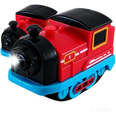 2 Pcs Replacement Magnetic Electric Train Cars,USB Rechargeable Add-On Accessory for Magnetic Electric Train Set Tracks, Tracks & Cable Not Included,Expansion Pack for More Fun