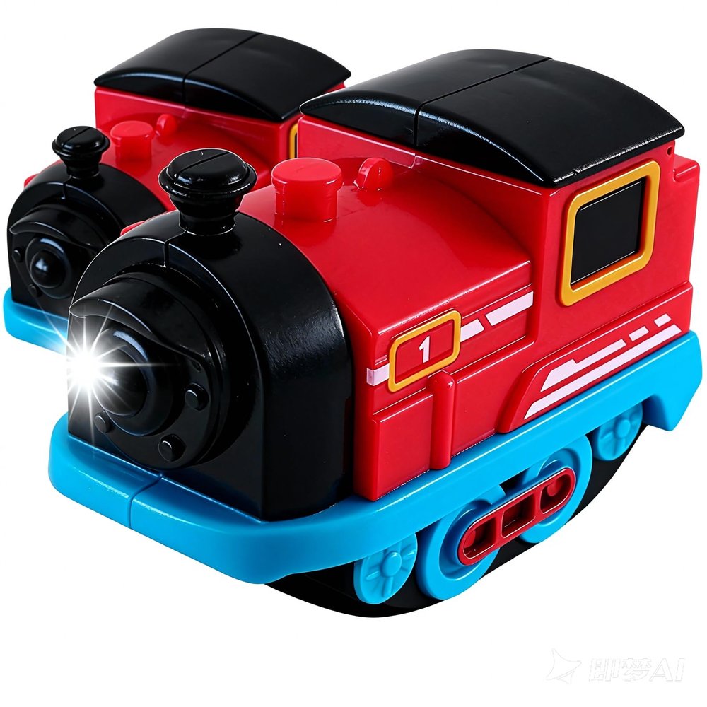 2 Pcs Replacement Magnetic Electric Train Cars,USB Rechargeable Add-On Accessory for Magnetic Electric Train Set Tracks, Tracks & Cable Not Included,Expansion Pack for More Fun