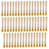 50 Pack Small Paint Brushes Flat Nylon Paint Brushes with Wooden Handle for DIY Art Craft Painting Kids School Supplies Walls Furniture Touch Up Acrylic Watercolour Projects view 4