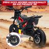 24V Electric Dirt Bike, 350w Kids Motorcycle, 13.67 Mph, Ride on Motorcycle with Rear Wheel Suspension, 12 Miles Range, Twist Grip Throttle, Music & Bluetooth, Birthday & Xmas Gifts, Black view 3