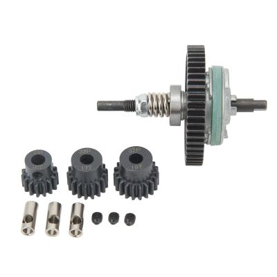 53T Steel RC Car Differential Assembly, Metal Gear Set for Slash 1/10 RC Car, High Strength 15T 17T 19T Pinions Gear Sets with Conversion Axis, Direct Replacement Upgrade P