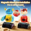 Haoshoon Magnetic Robot Building Toys for Kids 3-8, STEM Magnetic Monster Set, DIY Stacking Robots with Storage Box, Ideal Birthday for Boys Girls Age 3 4 5 6 7 8 view 4
