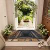 3D Hole Rug Pet Toy, Front Door Mat Indoor Outdoor Entrance, 3D Optical Illusion All-Weather Ground Crack Doormat (G1, 50x80 cm) view 1