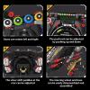 AOUHMN GT3 F1 Racing Steering Wheels Building Set, Gift for Adult Racing Fans, 1:1 Scale Race Car Steering Wheel Collectible Model, Realistic Features + Gaming Simulator, Home or Office Dcor view 4