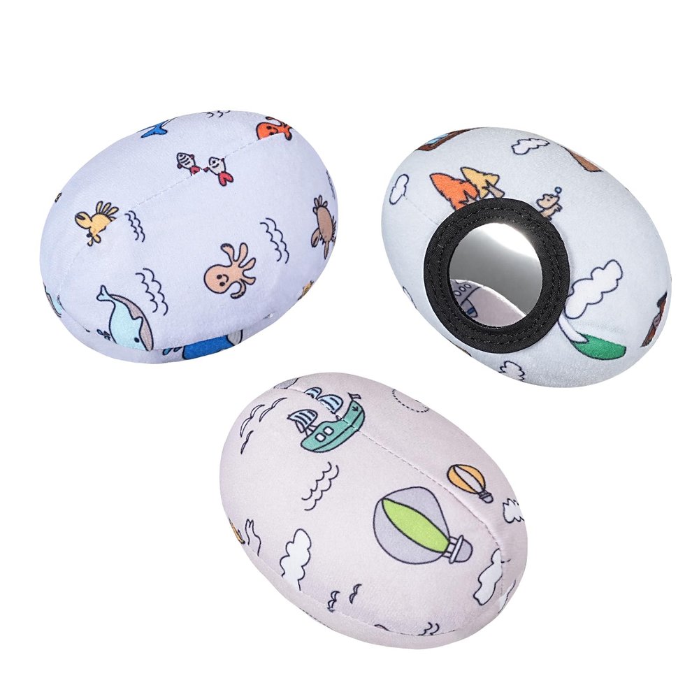 Tayerop The Replacement Balls (for Mamaroo Swing) Offer More Interaction and Reversible Ball Options to Complement The Multi-Coloured with MamaRoo Cradle in a Set of 3 Balls 