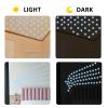 100 Stars & 1 Moon Blue Glow in The Dark Stars, Blue Glowing Wall Stickers with Adhesive Pads, Plastic Luminous Fluorescent 3D Glowing Star for Kids Room Decor view 4