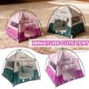 1:12 Miniature Cute Tent, Miniature Doll Camping Model Tents, Movable Decorative Scene Accessories Photography Props Toys Display (Pink 2pcs) view 2