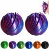 3D Printed Gear Ball Fidget Toy, Slime Ball Sensory Stress Relief Toys for Adults, Rotatable 3D Printing Sphere Desk Toy for Anxiety, Focus, Cool Office Gadgets Gifts (Laser Purple,1) view 1