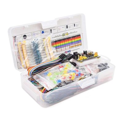 830 Hole Breadboard Electronic Starter Kit for Circuit Board for Electronics Engineering Education Learning Electronic Components Assortment