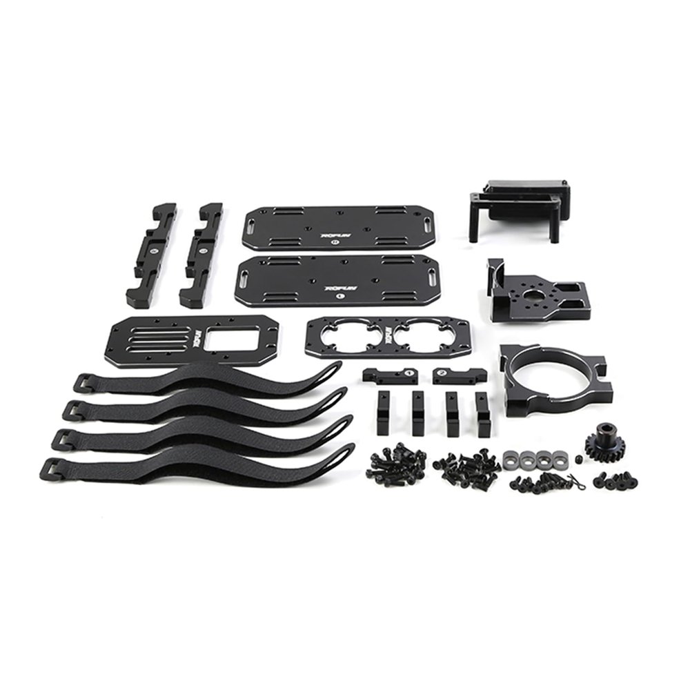 FLMLF Oil to Electric Conversion Kit Compatible for 1/5 losi 70125 Motor 300A ESC RC CAR Parts