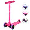 Foldable 3-Wheel Scooter for Kids Ages 3-6, & Stable Beginner Toddler Scooter, Aluminum & Plastic Deep Blue Design, Easy Storage & Carrying view 2