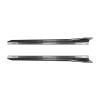 2pcs Car Side Skirt Extension Lip for BMW X3 X4 G01 G02 M Sport 2018 2019 2020 2021 2022 2023 2024 Separator Splitter Spoiler(Carbon Fiber Look) view 1