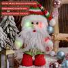 Diydeg Dancing Santa Claus, 11.22in Walking and Singing Santa Toy with Light, Funny Moves and Songs, Animated and Stuffed Christmas Doll Plush Toy for Xmas Party and Gift view 2
