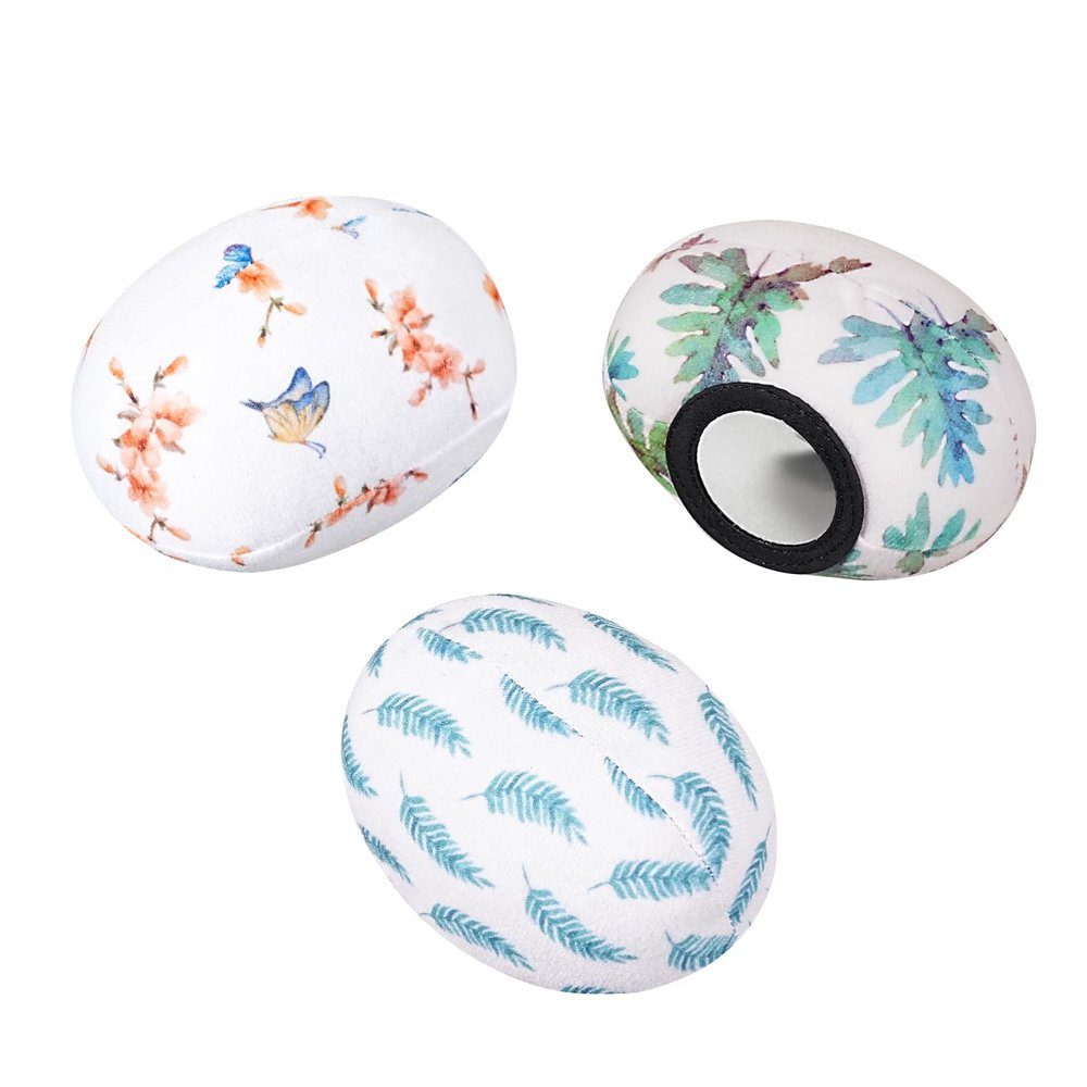 Tayerop The Replacement Balls (for Mamaroo Swing) Offer More Interaction and Reversible Ball Options to Complement The Multi-Coloured with MamaRoo Cradle in a Set of 3 Balls