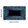 3D Hole Rug Pet Toy, Front Door Mat Indoor Outdoor Entrance, 3D Optical Illusion All-Weather Ground Crack Doormat (C1, 80x120 cm) view 3
