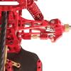 2Pcs 1:14 RC Linkages Adjustable Servo Link Pull Rods Metal RC Car Suspensions Components for M-JX 14209 14210(Red) view 4