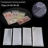 500Pcs Money Bag Storage Protect Banknotes Transparent Sleeves Stamp Collection 4 Types(No.3 7.5cm x 16.5cm) view 2