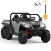 24V Kids Ride-on Dump Truck with Remote Control, Electric Dump Bed & Shovel, Music Player & Key Start, Safety-Focused Ride-on Car, Ideal Gift for Boys and Girls view 1