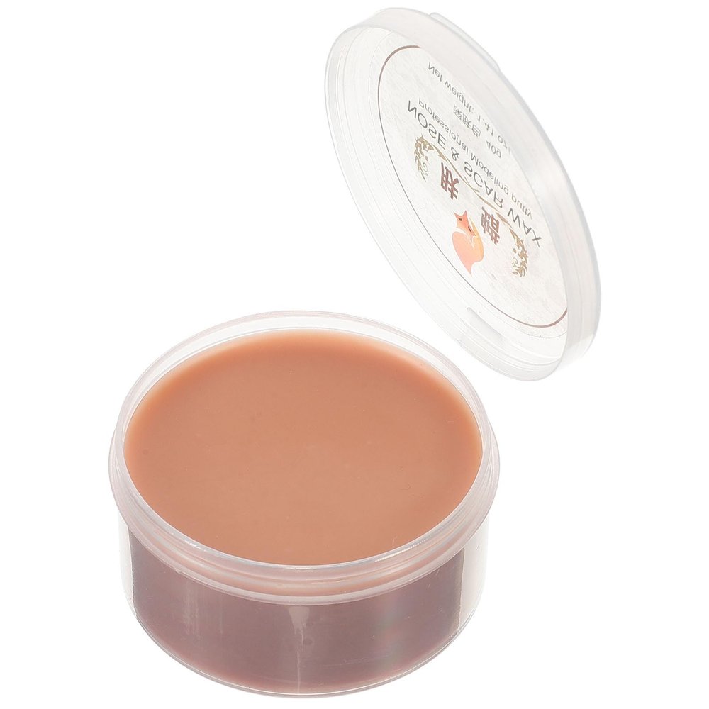 SOIMISS Skin Wax Modeling Fake Scar Wax Special Effect Makeup 40G Deep Skin Tone for Halloween Party Costume and Professional Facial Scar Makeup