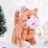 Garende Interactive Toy Figure with Record Repeat Electric Walking Cat Toy for Kids, Yellow view 3