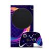 Exquisite Natural Pattern Stickers with Precision Cutouts for Decorative Application, Suitable for Xbox Series S. view 4
