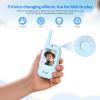 Pomya Video Walkie Talkies for Kids Pack of 2, Rechargeable Long Range Two Way Radios for Boys Girls Age 3-12, 2.0in Screen & Voice Changer for Outdoor Play, Camping view 4